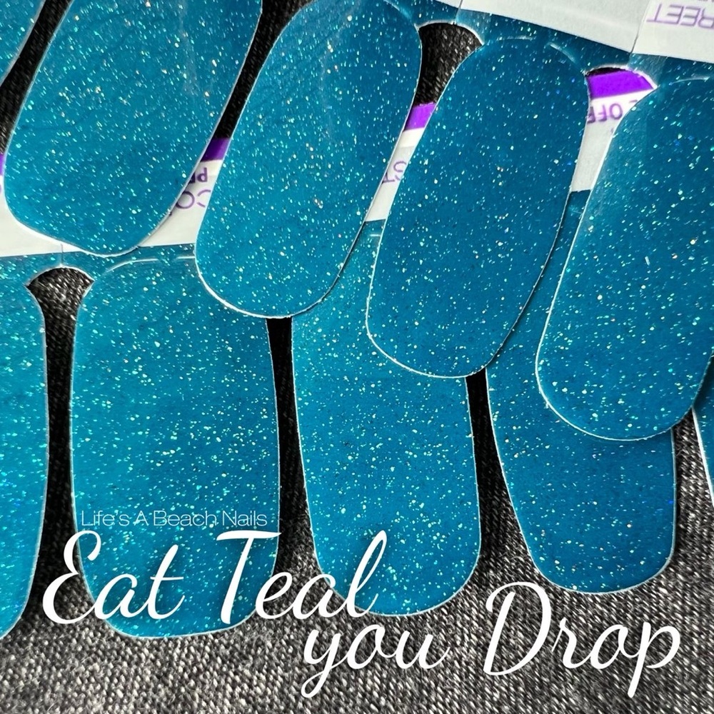 Color Street Eat Teal You Drop Brand New